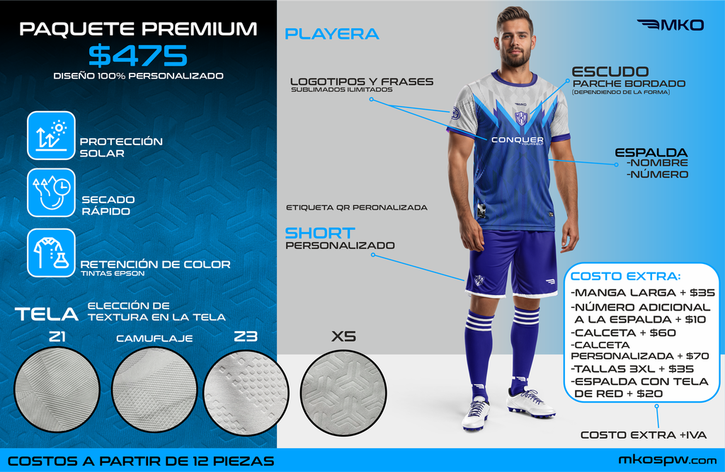 Conjunto Futbol Plus MC -  Paquete 2